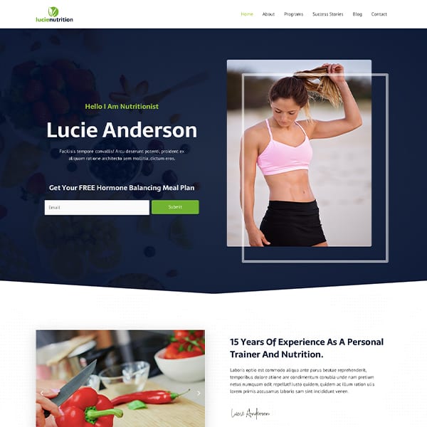 Nutritionist-Business-Website