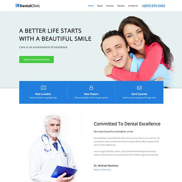 dental-business-website